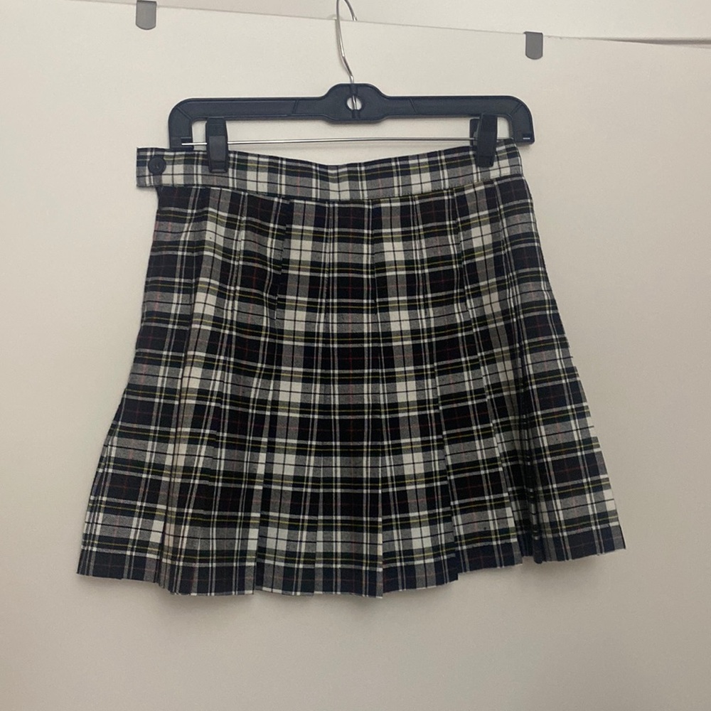 American apparel check plaid skirt size M